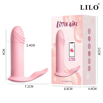 Little Girl - Possui 10 modos de Vibração controlado do APP