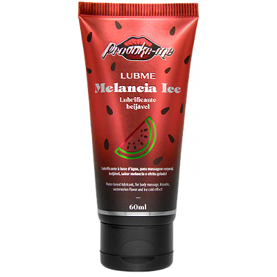 LUBME LUBRIFICANTE MELANCIA ICE BEIJÁVEL 60ML PROVOKE-ME