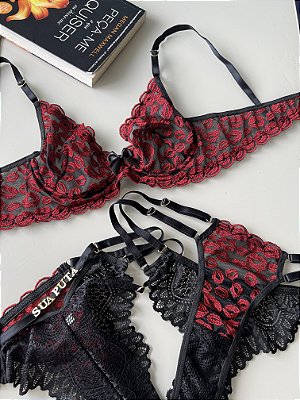 Conjunto Beijo Safado Plus