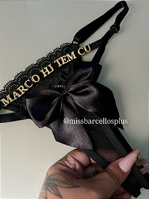 Calcinha Laçarote Personalizada