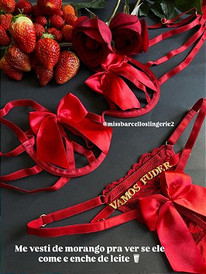 Conjunto Laço Tentação Renda