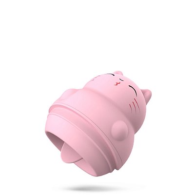 Vibrador Estimulador de Clitóris Recarregável Gatinho com Língua – DOUDOU EGG