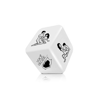 Dados Posições Eróticas - Hétero com 1 Unidade Branco