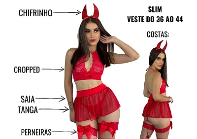 Fantasia Erótica de Luxo - Diabinha