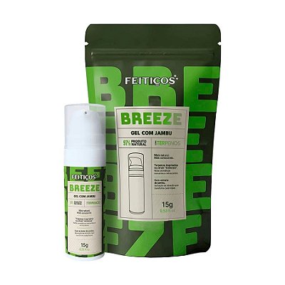 Breeze Excitante em Gel com Jambu e Terpenos 15g Feitiços Aromáticos