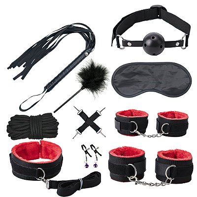 Kit Sado Bondage com 10 Produtos - YOUVIBE
