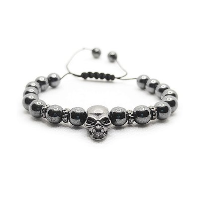 Pulseira de Pedras Naturais - Titanium