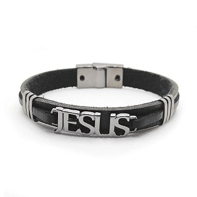 Pulseira de Couro Classic - Nazareno Gray