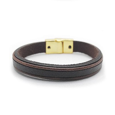 Pulseira de Couro Classic - Grécia Brown