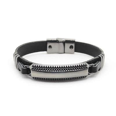 Pulseira de Couro Classic - Vallentin Gray