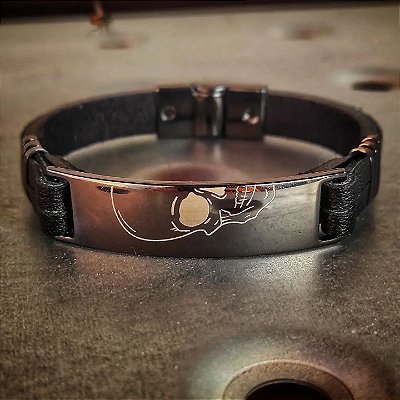 Pulseira de Couro Classic - Scorpions