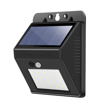 Luminária Solar Parede 40 Leds Sensor de movimento