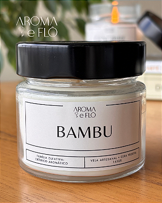 Vela aromática Bambu