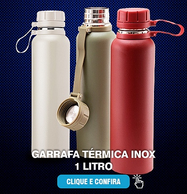 Garrafa térmica 1 litro