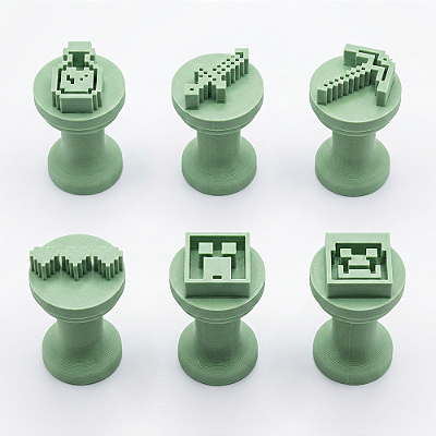 Kit Carimbo Marcador Brigadeiro Minecraft Video Game Bloco