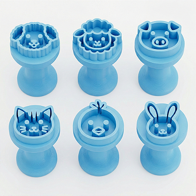 Kit Carimbo Marcador Brigadeiros Animais da Fazenda Pet