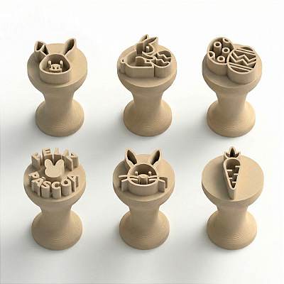 Kit Carimbo Para Brigadeiro Páscoa kit 6 unidades