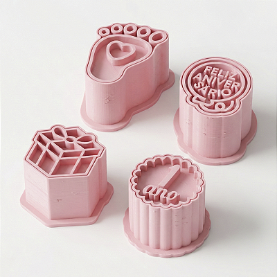 Ejetor Modelador: Tema Aniversário e 1 Aninho