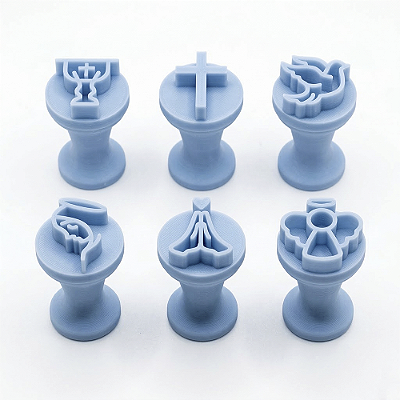 Kit 6 Carimbo Marcador Brigadeiro Batizado, Batismo