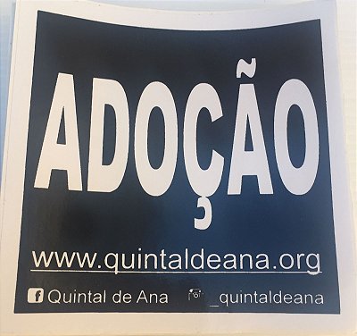 Adesivo Adoção