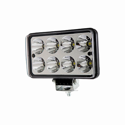 FAROL DE MILHA 8 LEDS RETANGULAR BIVOLT