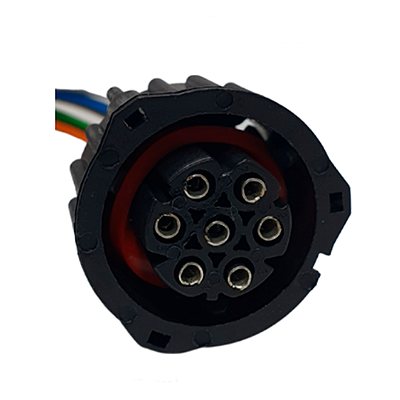 CHICOTE 7 VIAS para  LANTERNA CAMINHAO VOLVO/ SCANIA/ MBB/ VW/ IVECO