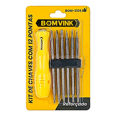 Kit De Chaves Com 12 Pontas