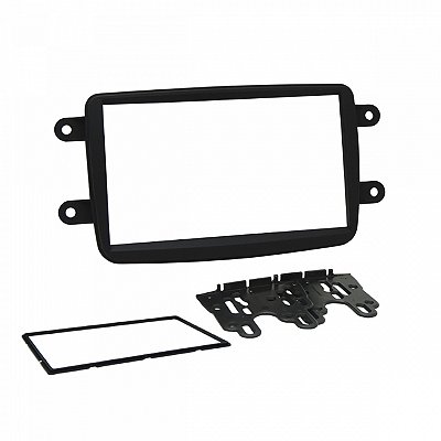 MOLDURA 6.8" E 7" RENAULT KWID/ CAPTUR/ DUSTER/ SANDERO/ LOGAN