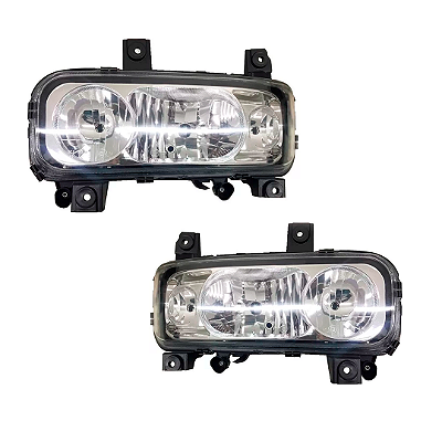 Par de Farol MBB Atego Lente Lisa