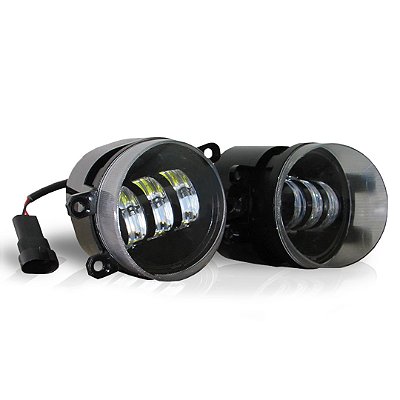 Par De Faróis De Neblina Led Redondos  Toyota De 3,5 Polegadas Drl