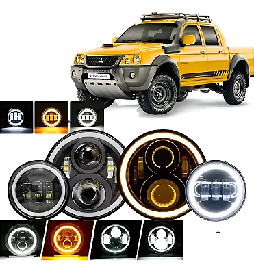Kit Farol Led Principal L200 Savana Outdoor 1999 A 2012 Amb Ambos Lados