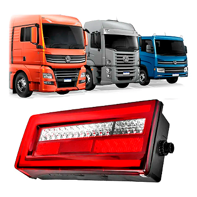 Lanterna Tras Ld Led Bivolt Vw Delivery Meteor Constellation Lado esquerdo