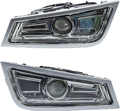 Par Farol Aux Neblina Mono Foco H3 Para Volvo Fm