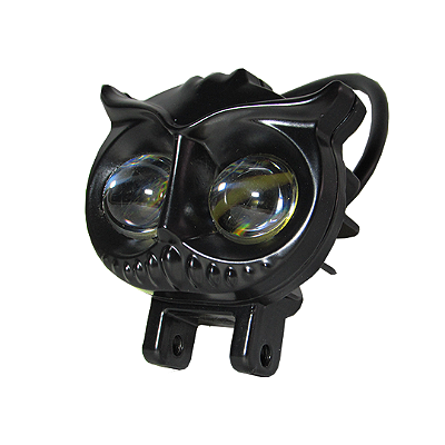 Farol Auxiliar De Led 20w Moto / Carro Coruja 12v -24v 6000k