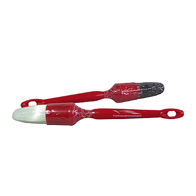 Kit 2 Escovas para Limpeza de Interior Automotivo Torquehammer