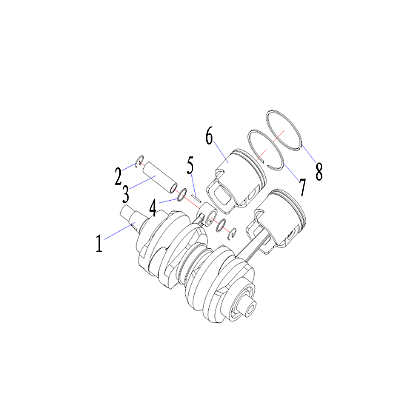 ほたて　1001 Motor De Popa Hidea 40 HP 40 FFEL(S)-T YMH Vista Explodida Trim