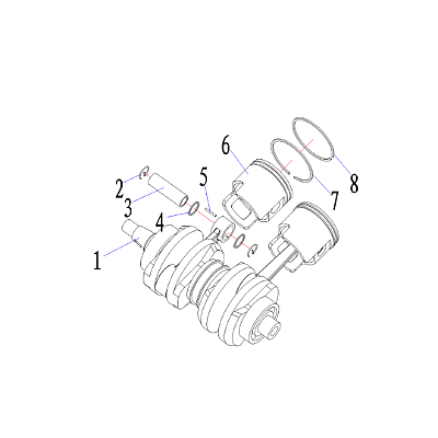 けんしん01 Motor De Popa Hidea 30 HP 30 FHEL(S)-YMH Vista Explodida Cavalete