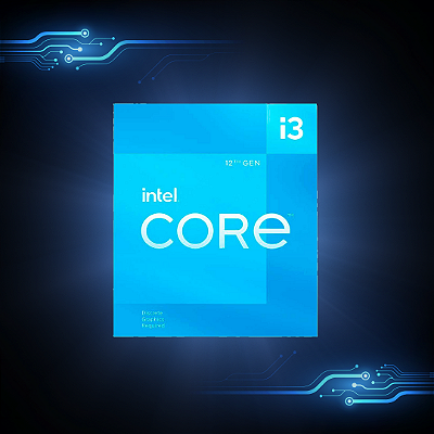 Processador Intel Core I3-12100 3.3ghz (turbo 4.3ghz) 12mb Cache Lga1700 12° Geracao