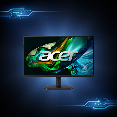 Monitor Acer Led 23.8" Ek241y Fhd / Hdmi / Vga / 1ms / Vesa