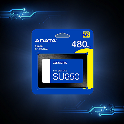 SSD ADATA 480GB 2,5" SATA III 6GB/S - ASU650SS-480GT-R