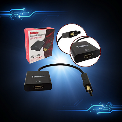Adaptador Displayport Macho x Hdmi Femea Tomate Mtv-602