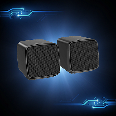Caixa de Som C3tech 6w 2.0 Sp-40bk Preto