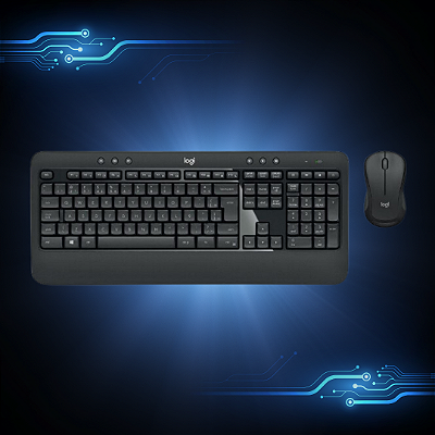 Kit Mouse e Teclado Logitech Mk540 Sem Fio Usb Pto