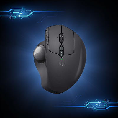 Mouse Logitech Mx Ergo Trackball Grafite