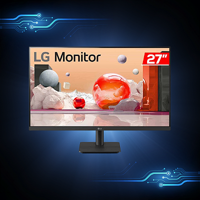Monitor 27" Lg 27ms500-b Gamer / Fhd / 5ms / 100hz / Hdmi / Vesa