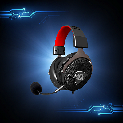 Headset Gamer Redragon Icon Usb/p3 7.1 Preto