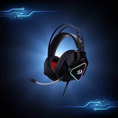 Headset Gamer Redragon Rgb Cadmus Preto H370