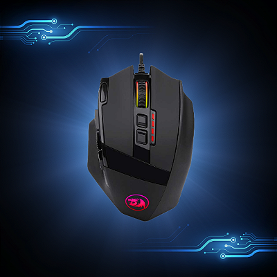 Mouse Gamer Redragon Sniper Preto Rgb M801-rgb