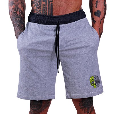 Bermuda Estampada Masculina MXD Conceito Caveira Duas Cores
