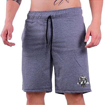 Bermuda Estampada Masculina MXD Conceito Strong Man com Halteres